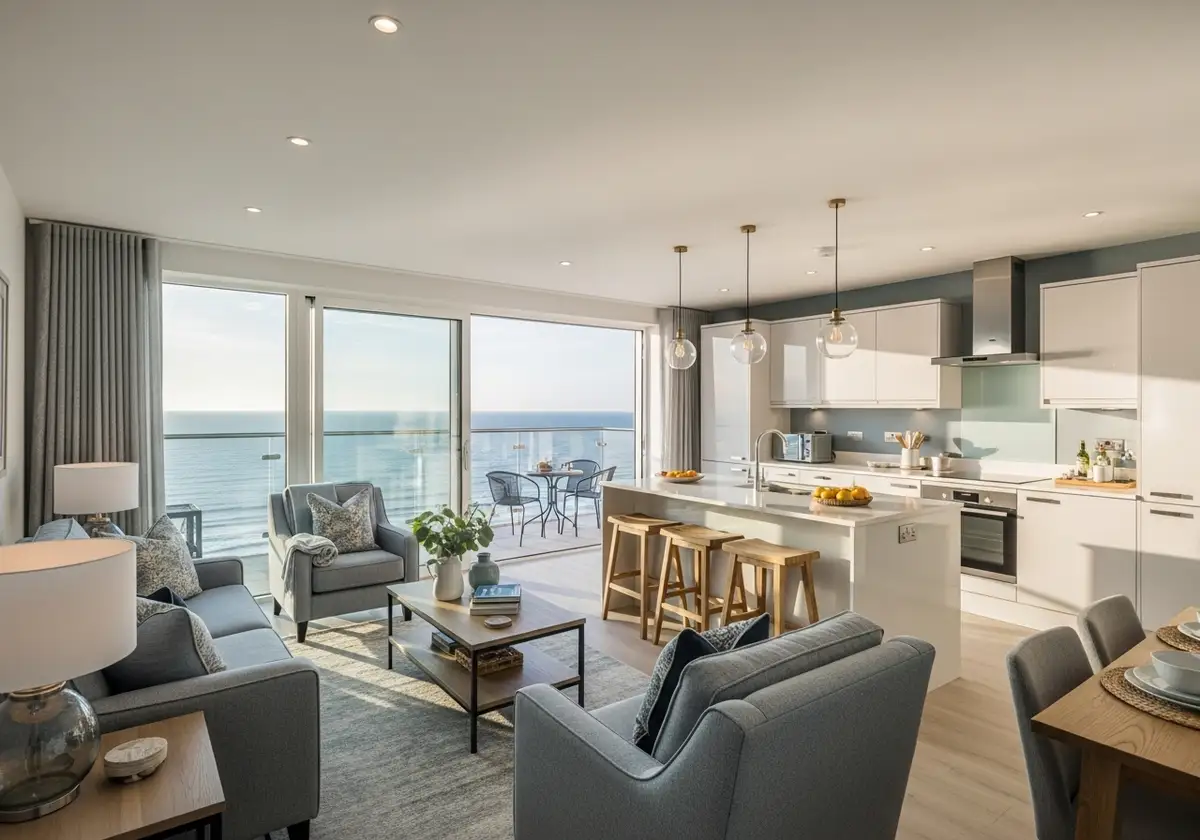 Elegant Weymouth seaside apartment managed by Full Bed Hosts