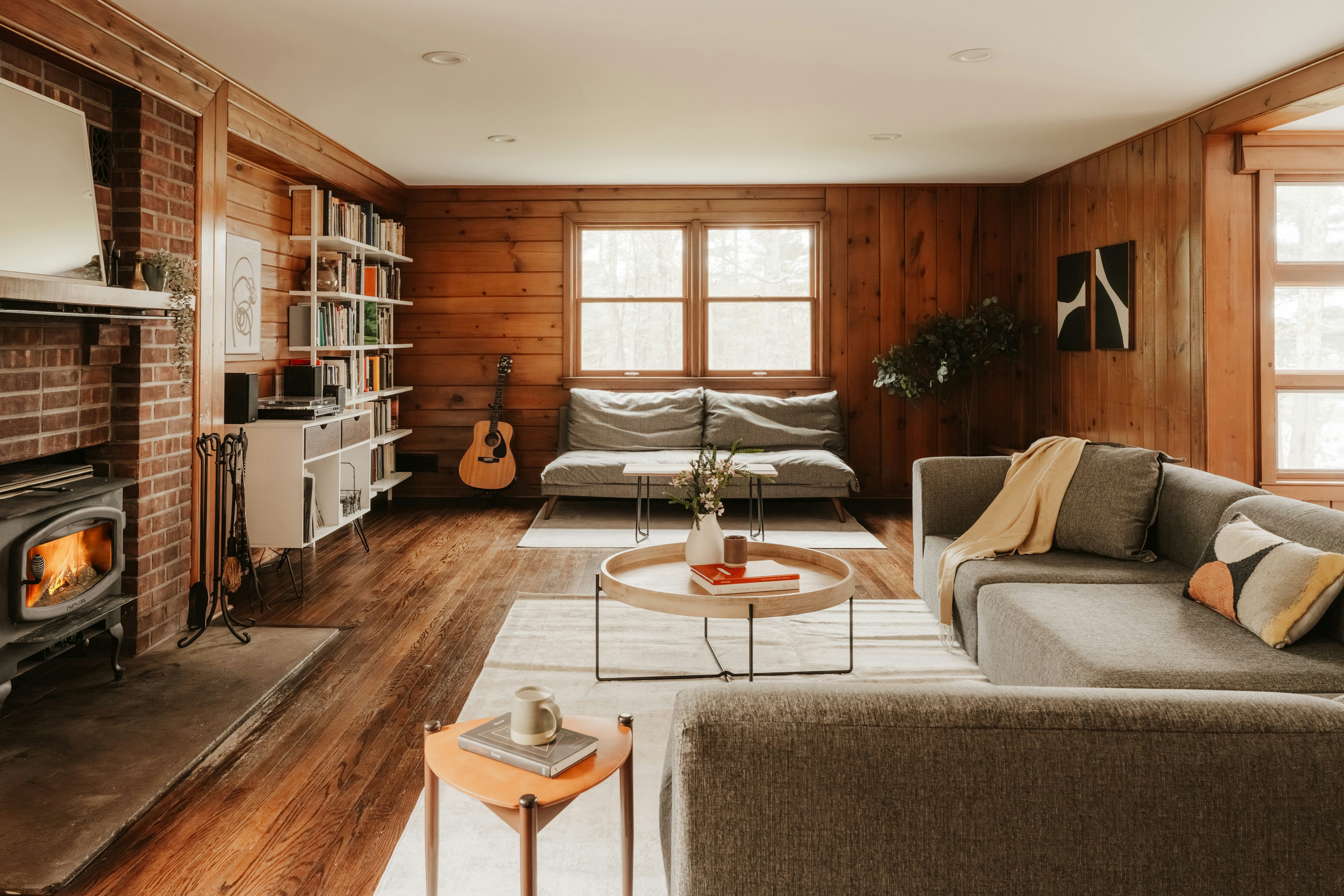 Cosy cabin interior — a beautifully presented glamping retreat