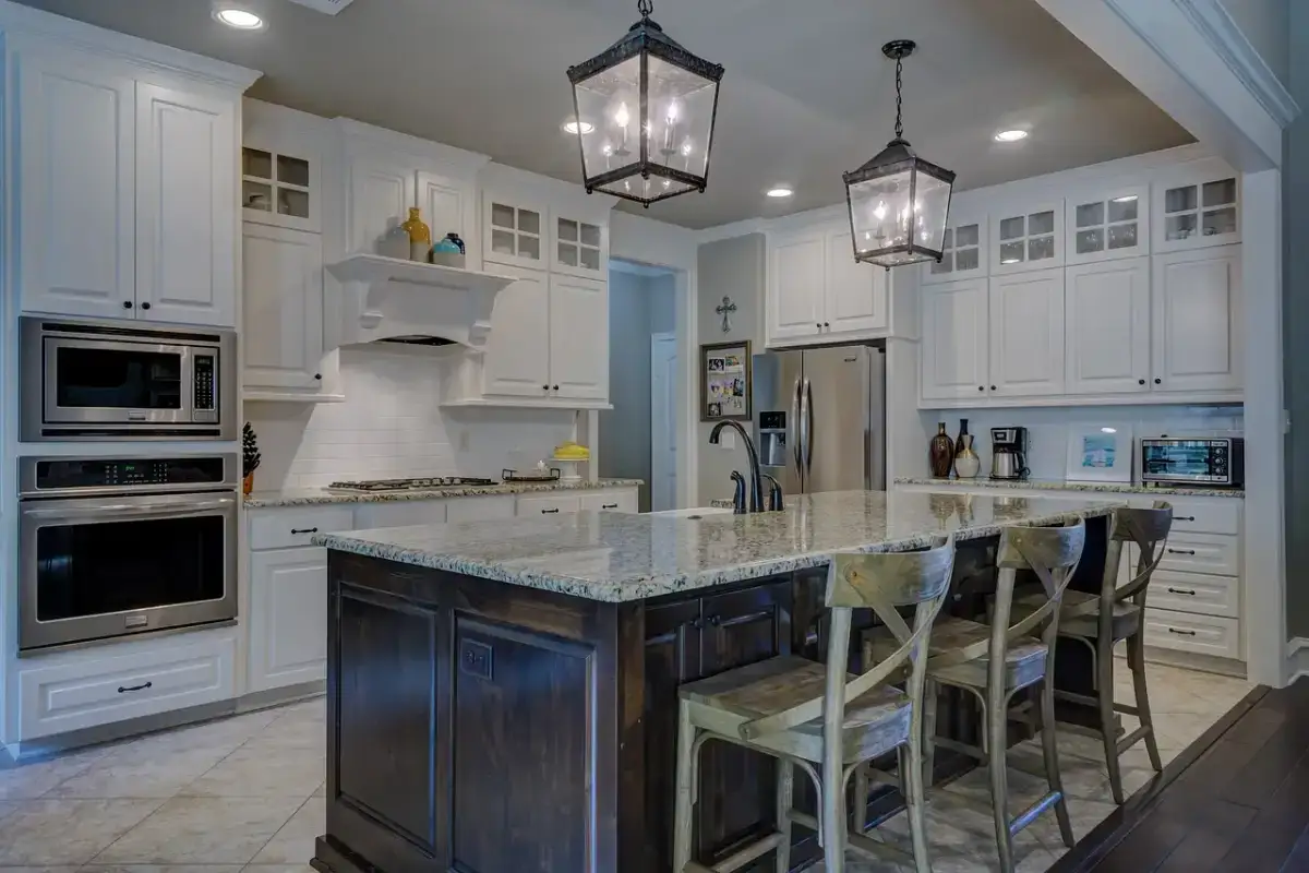 A beautifully presented holiday let kitchen — the kind of attention to detail that earns five-star reviews and repeat direct bookings