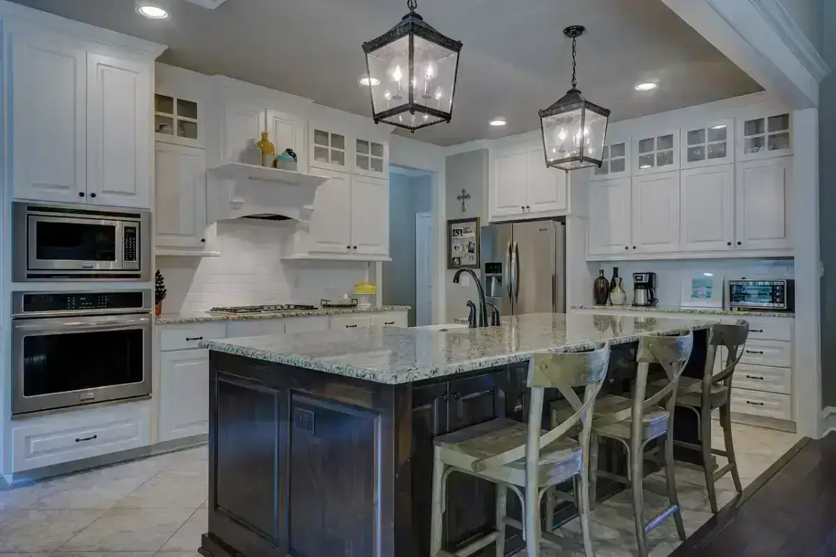 A beautifully presented holiday let kitchen — the kind of attention to detail that earns five-star reviews and repeat direct bookings