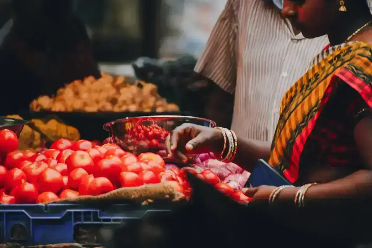 Local farmers market — Full Bed Hosts supports local suppliers and businesses