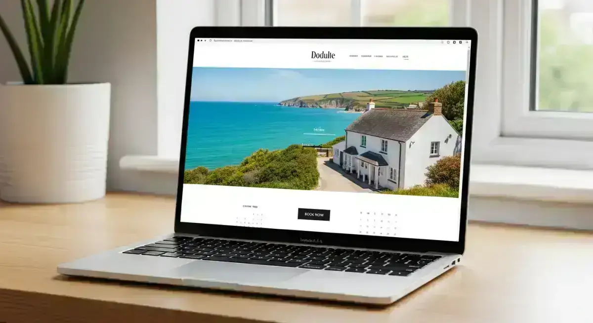 A direct booking website built by Full Bed Hosts for a holiday let property